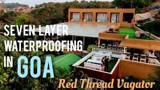 Waterproofing in Goa || 7 layer waterproofing || P. S. CIVIL || engineerplus ||#ShalaiTheCliffResort