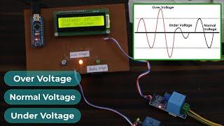 AC Over Voltage & Under Voltage Protection & Monitoring System with Arduino & ZMPT101B