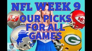 NFL WEEK 9 ALL GAME PICKS