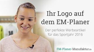 EM-Planer mit Ihrem Logo als Werbemittel zur EM