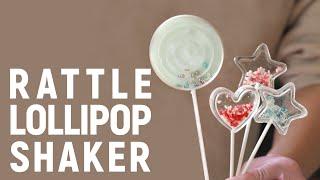 Rattle lollipop shaker