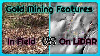 A Guide to Understanding Gold Mining Features on LiDAR