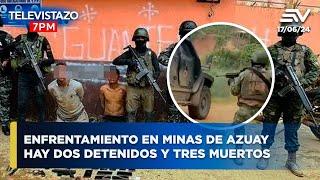 Militares recuperan minas tomadas por delincuentes en Camilo Ponce Enríquez | Televistazo #ENVIVO