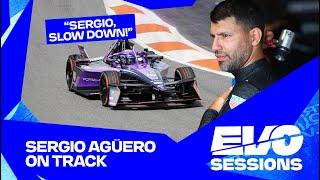 Sergio Agüero Drives the GEN3 Evo Race Car!  | Formula E Evo Sessions