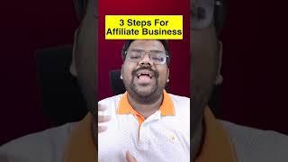 3 Steps To Start Affiliate Marketing For Beginners #affiliatemarketing #shorts