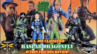 GIJoe Classified Dragonfly WILD BILL | NIGHTFORCE RIP CORD | CRAZYLEGS | GLENDA Review!