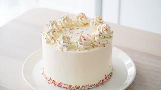 Vanilla Butter Cake, Swiss Meringue Buttercream