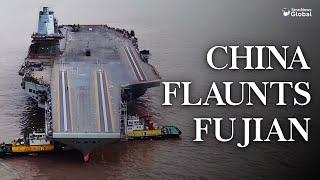 China’s Third Aircraft Carrier Fujian Begins Sea Trials | #china #fujian #aircraftcarrier #navy