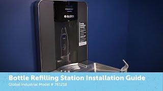 Global Industrial™ Bottle Filler Drinking Fountain Installation Guide