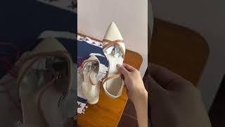 Elegant Beige Heels for Mom | Perfect Wedding Shoes Unboxing 