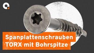 Einfache Verbindung von Holzelementen mit einer Spanplattenschraube mit Bohrspitze | OpiolQuality.de