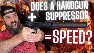 Does a Suppressor Increase Handgun Bullet Velocity?