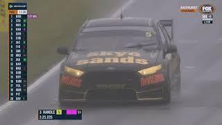 Thomas Randle in the wet in a Supercar at Bathurst