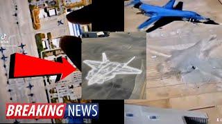 ULTIMATE-STEALTH Technology Exposed On Google Maps? Invisible Jet Fighter Military Base? 2024