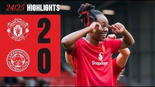 SEVEN WSL Wins In A Row  | Man Utd v Leicester | Highlights