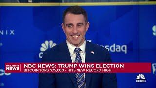 We have the first bitcoin president, says Anthony Pompliano