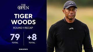 Tiger Woods Cards 8-Over (79) In Round 1 at The Open Championship I CBS Sports