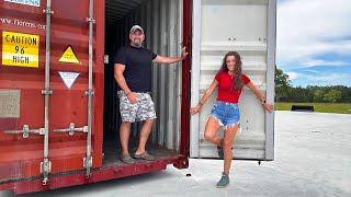 FIRST Shipping Container has Touched Down | On to Spring Gardening