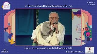 A Poem a Day : 365 Contemporary Poems Gulzar in conversation with Rakhshanda Jalil