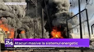 Putin aruncă Ucraina în întuneric, la propriu. Atacuri asupra rețelei energetice