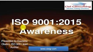 ISO 9001-2015 Awareness
