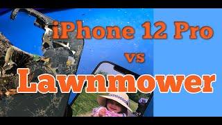 Precious Data Recovery from Lawnmower vs iPhone 12 Pro--Full Video