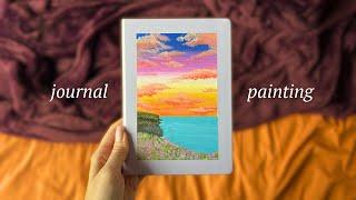 ASMR paint a journal with me   (whispered)