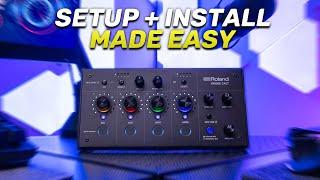 How To Setup and Install Your Roland Bridge Cast Dual Bus Gaming Mixer!