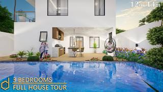 Modern House Design with a Stunning Interior Decor | 3 Bedroom House Tour