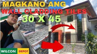 MAGKANO ANG WALL CLADDING TILES 30 X 45CM SA WILCON