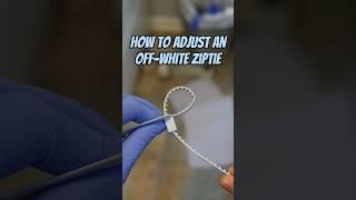 How To Adjust An Off-White Zip Tie