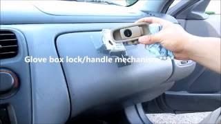 DIY: 2000 Honda Accord Glove Box lock Replacement. 1998-2002