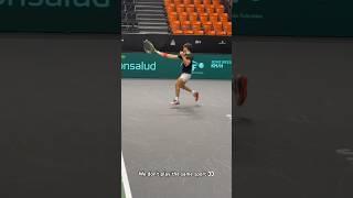 When Carlos Alcaraz decides to change the rhythm with big forehands  #tennis