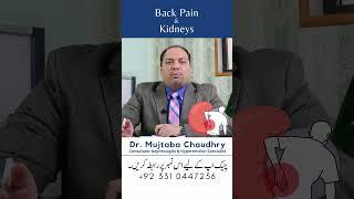 Back Pain and Kidneys by Dr. Mujtaba Chaudhry  #drmujtabachaudhry #doctor #kidneydisease