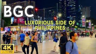 BGC at Night | A luxurious side of the Philippines | One hour walking tour