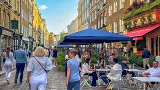 A London Walk on a Beautiful Summer Evening · London City Walking Tour in 4K HDR