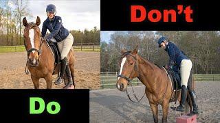HOW TO GET ON A HORSE FOR BEGINNERS