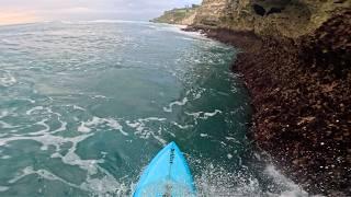 Fix GoPro Water Drops & Epic Surf Challenge: Navigating the Rocks at a Secret Uluwatu