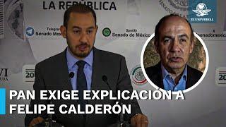 Marko Cortés exige a Felipe Calderón explicar su nexo con García Luna