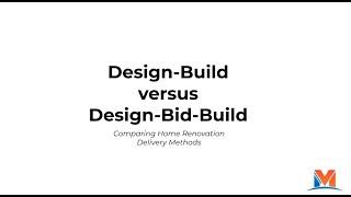 Design-Build vs Design-Bid-Build