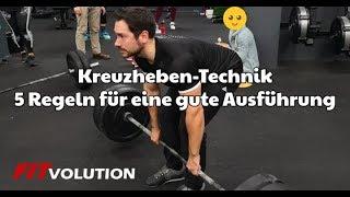 Kreuzheben Technik Demonstration