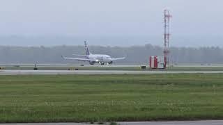 Avelo Airlines 471 Boeing 737-700 landing at TVC Cherry Capitol Airport in Traverse City MI 6/29/24