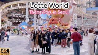 SEOUL KOREA | 롯데월드 어드벤처, 롯데월드 매직아일랜드 전부 둘러보기, 롯데월드후기 2023 | Lotte World Adventure in Seoul | 4K WALK