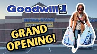 We Camped Out At A Goodwill Grand Opening!  Thrifting So Many Items To Resell Online!