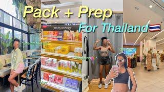 Pack + Prep For Thailand️: Visa, Shopping, Skincare, Glowup, TTPD Reaction etc. | KayxTee