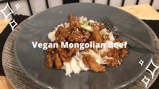 VEGAN MONGOLIAN BEEF(SOY CURLS, OIL FREE AND GLUTEN FREE OPTIONS)