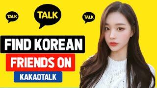 How to Find Korean Friends on Kakaotalk