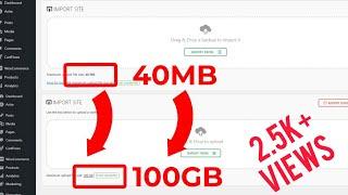 How To Increase Maximum Upload File Size in All In One WP Migration Plugin in Urdu/Hindi.