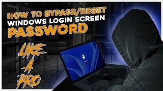 How to reset windows 11/10  forgotten password like a Pro without data Loss  - 2024