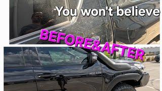 buffing and polishing, how to polish a car how to buffing a car Toyota short video.you won't believe